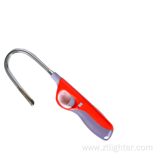Utility refillable gas lighter Flexible tube BBQ lighter Fireplace lighter